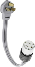 3-Pin Male Plug to 15 20A Receptacle Socket Adapter S61134