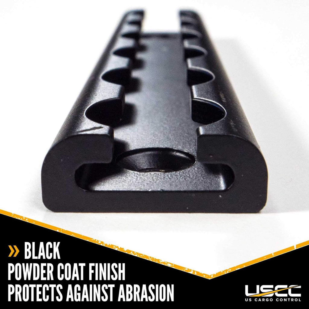 Black L Track 6 Inch Length 4 Pack Z4768
