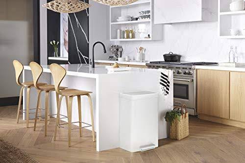 13 gal. Stainless Steel Step-On Trash Can K8576