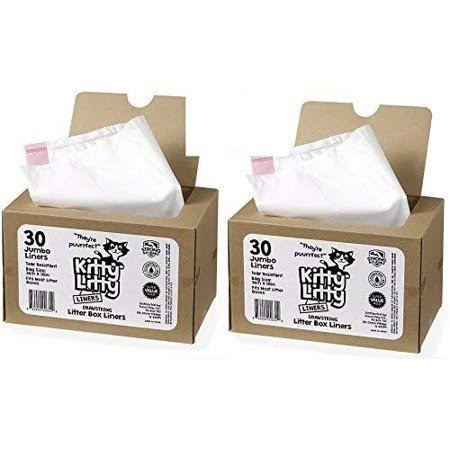 Cat Litter Box Liners 60 Count Drawstring T174