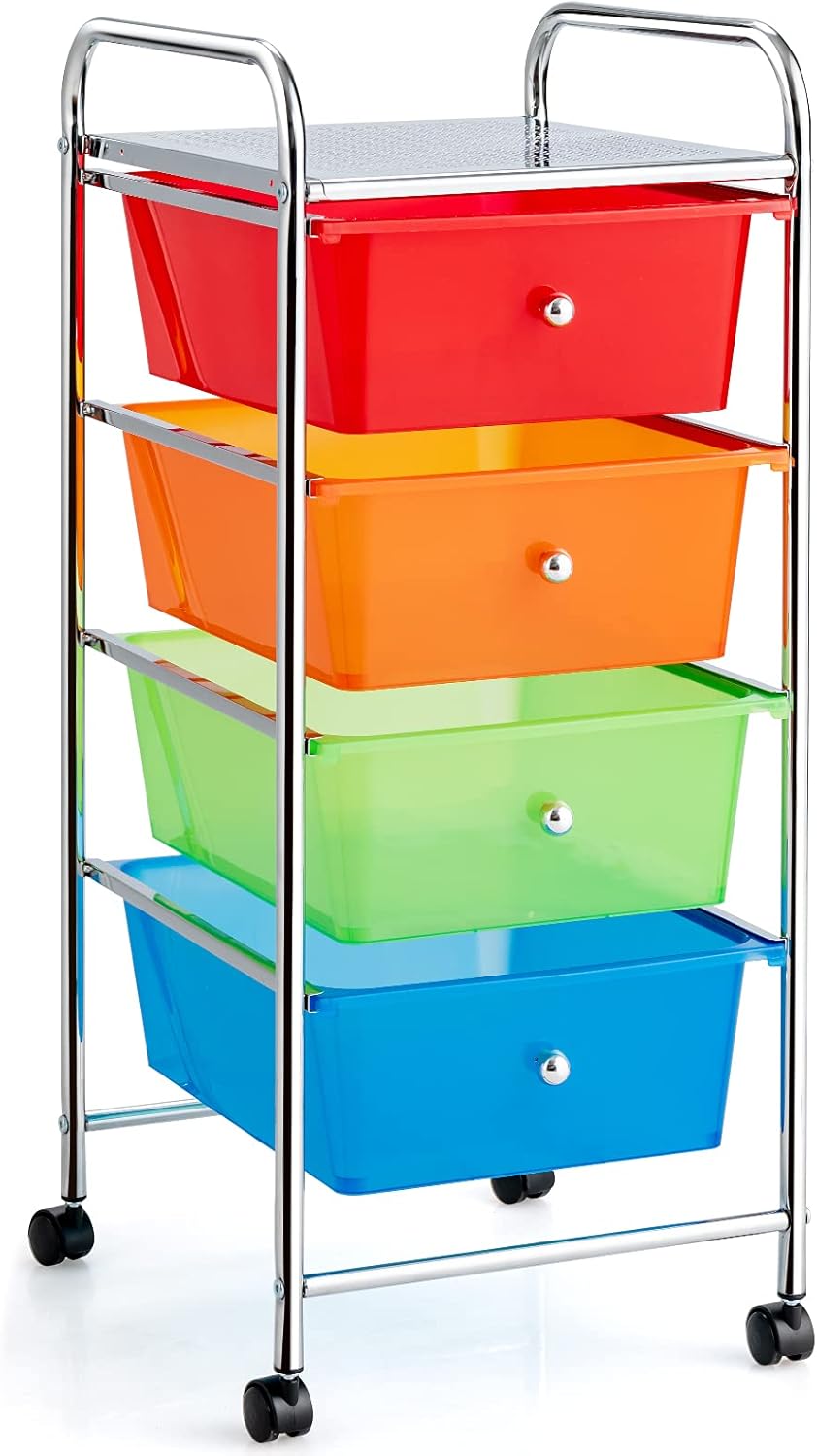 4 Drawer Rolling Storage Cart L852