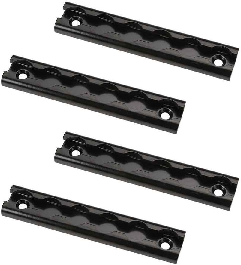Black L Track 6 Inch Length 4 Pack Z4768