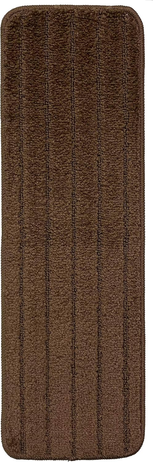 Taupe 13 Pcs Set Slip Resistant Machine Washable Stair Treads M700