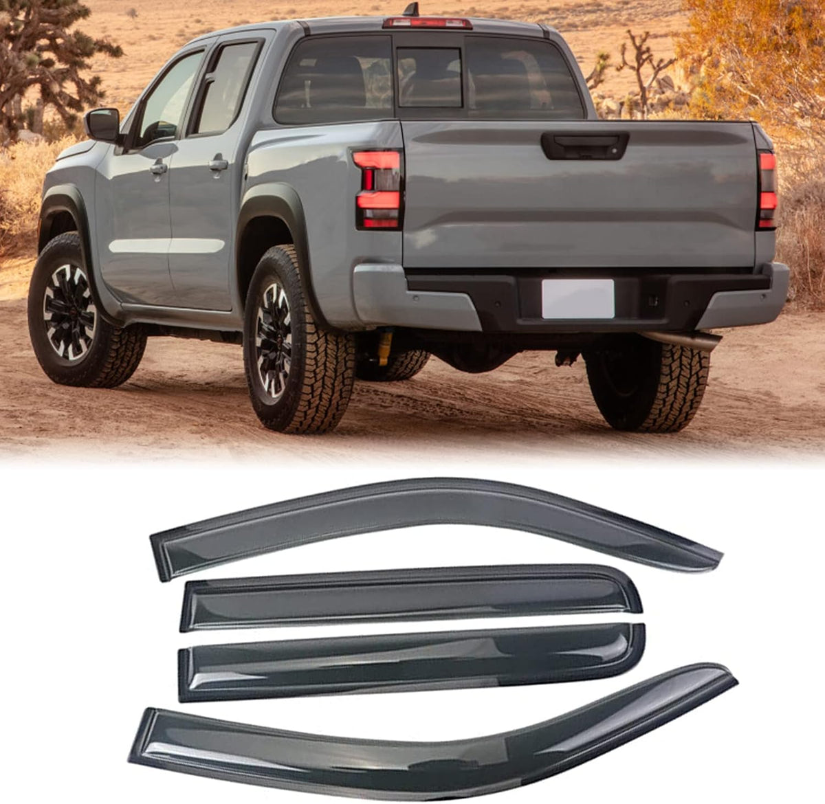 Window Deflectors Sun Rain Vent Guard K233