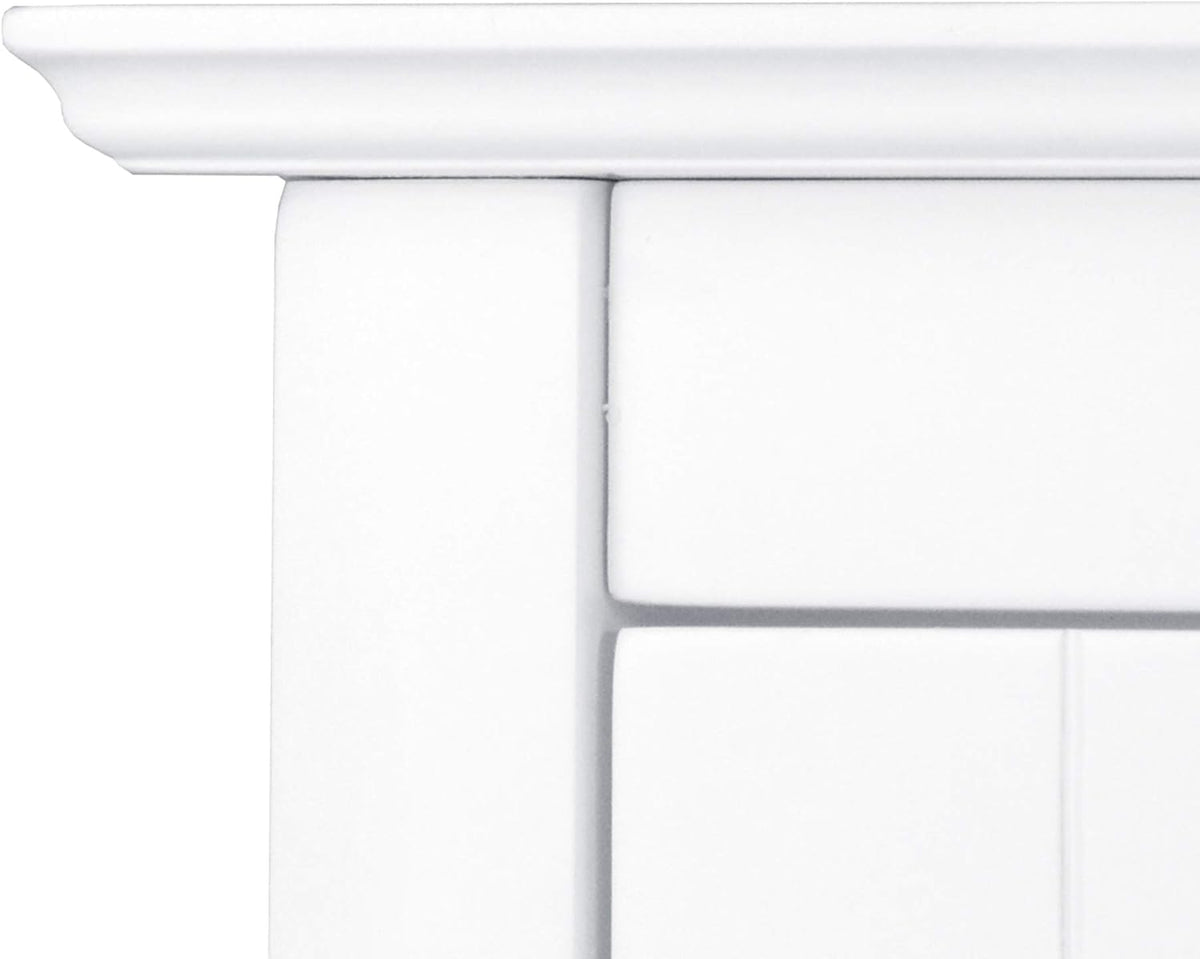 White Detachable Bathroom Cabinet F87195