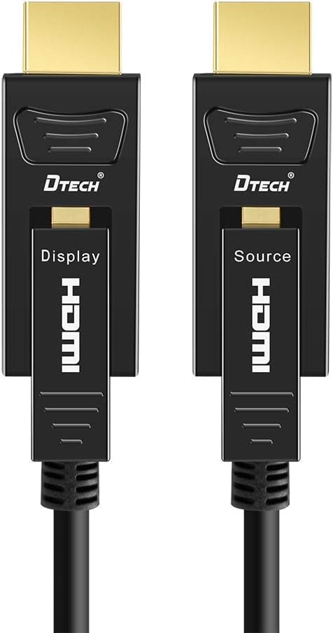 32 Feet Fiber Optic HDMI Cable 4K 60Hz 18Gbps Black 10 Meters Z904