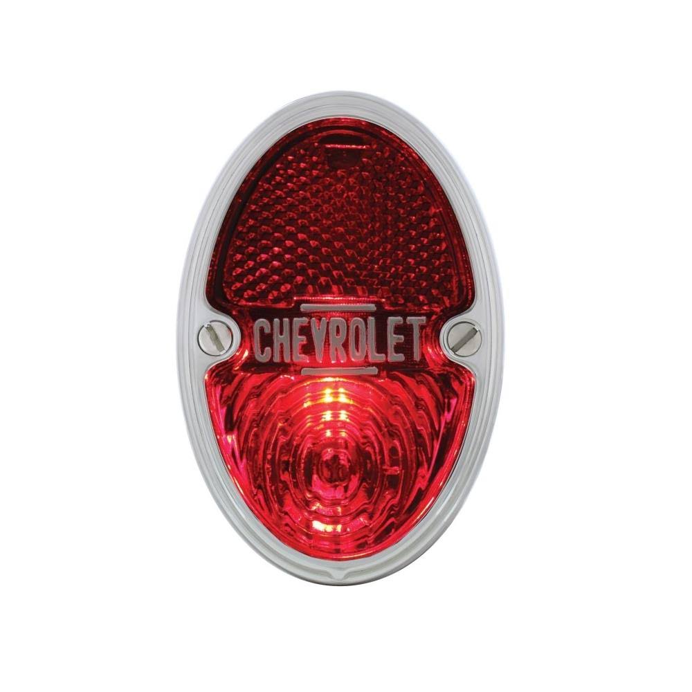 Incandescent Tail Light Assembly with Black Rim U141