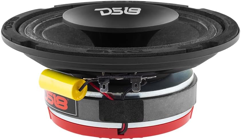 6.5 Shallow Hybrid Mid-Range Car Audio Loudspeaker with Built-in Driver and Grill 300W Max 8 Ohms 1 Speaker Z145