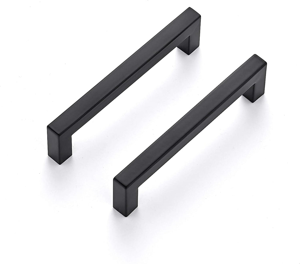 30 Pack 5 Inch Matte Black Square Cabinet Handles K40914