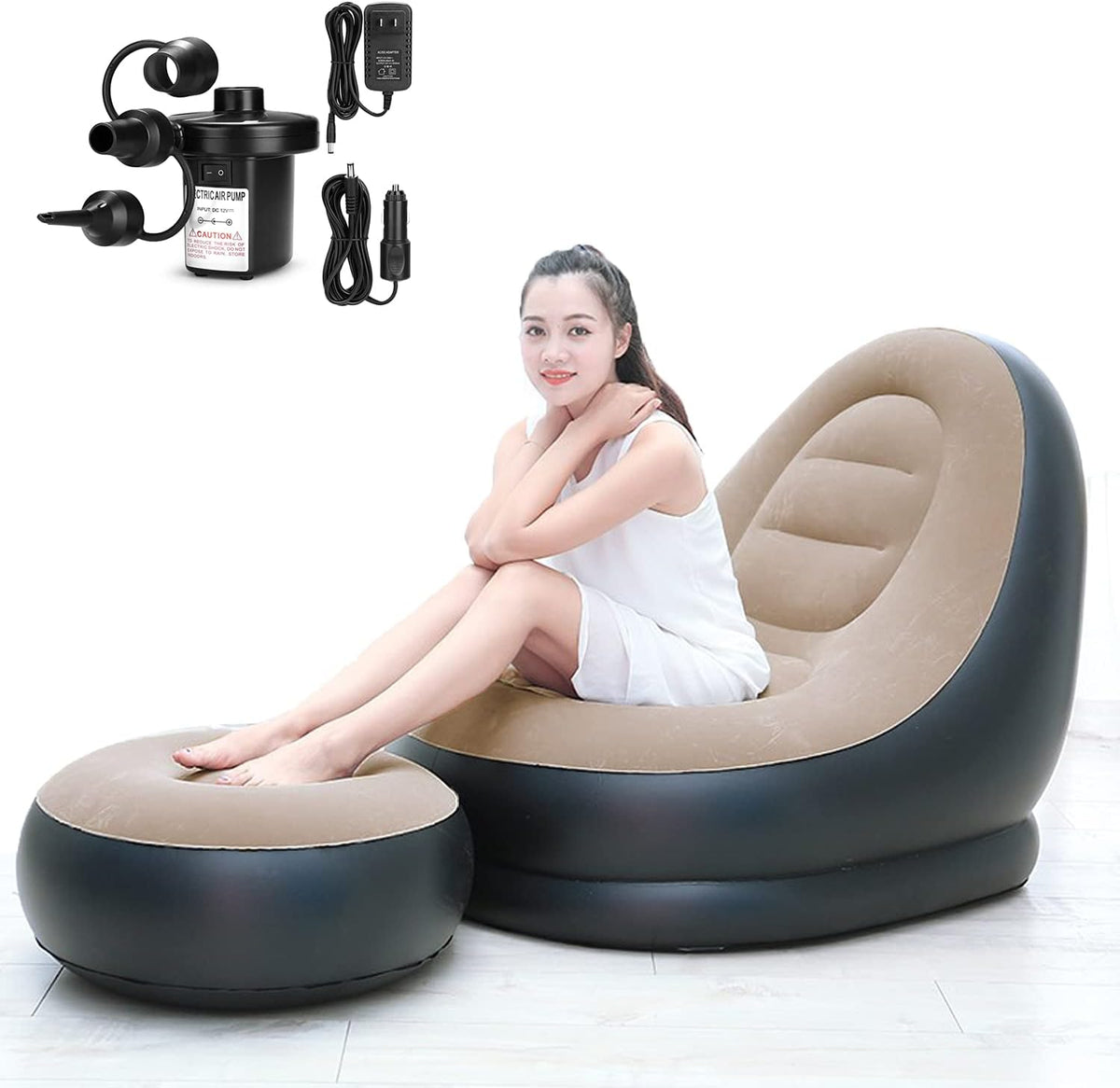Inflatable Lounge Chair with Air Pump C115268