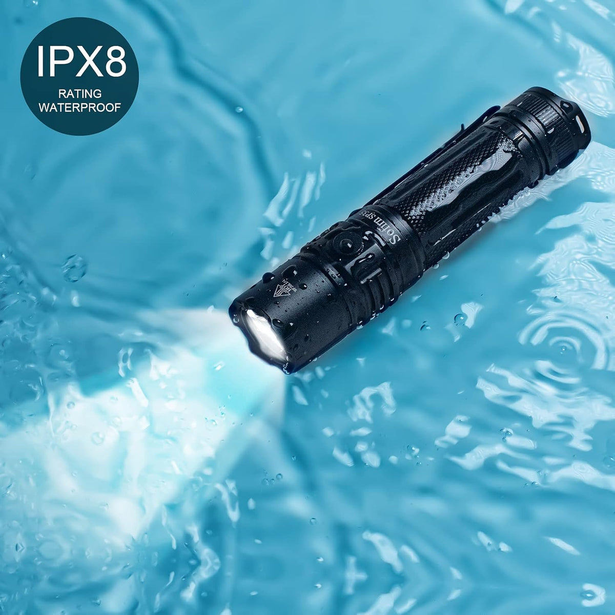 Rechargeable LED Flashlight 2000 Lumen 6500K G730