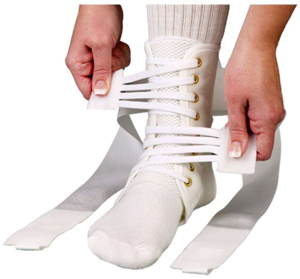 White Large Ankle Stabilizer E890614