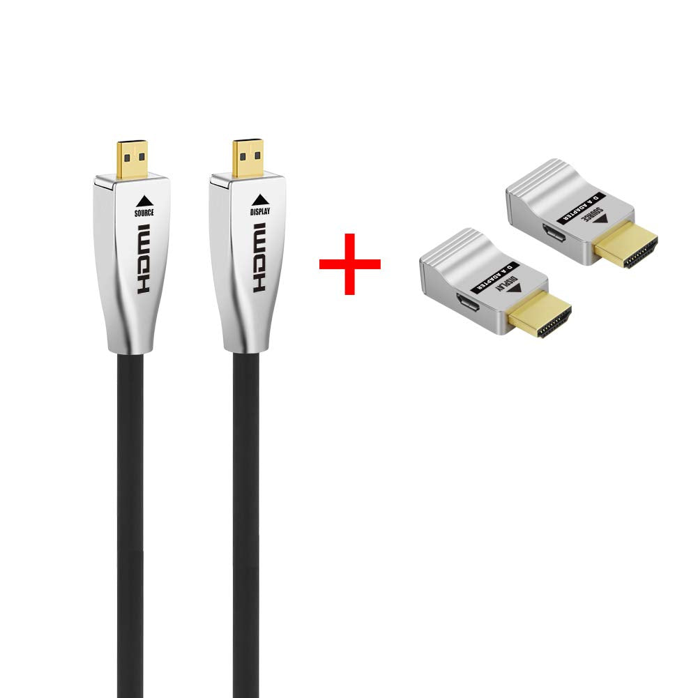 Fiber HDMI Cable 4K60HZ HDR 100 feet Ultra Slim and Flexible J491