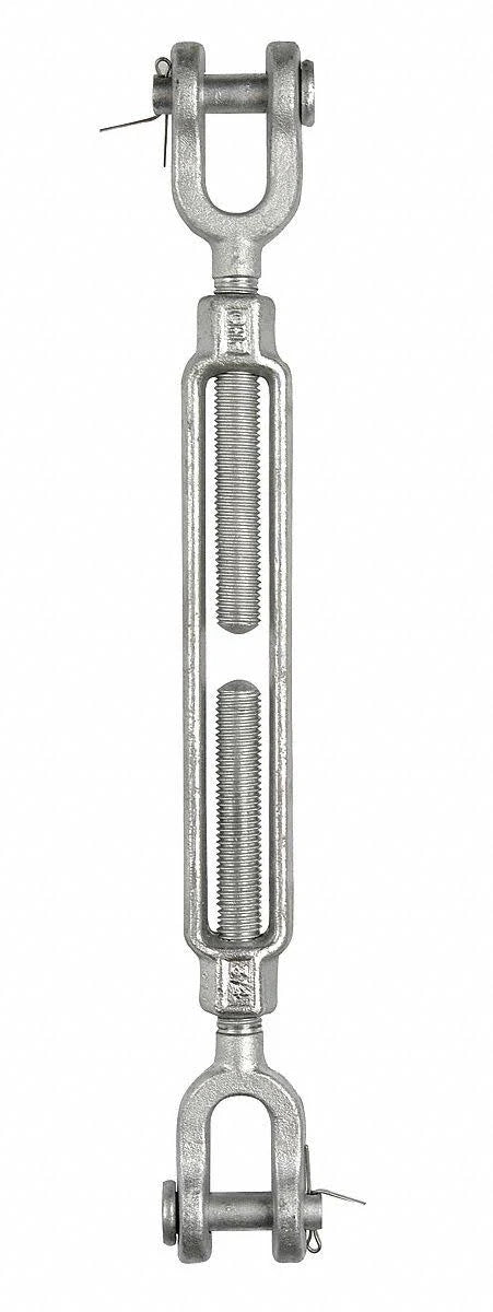 3/4 x 6 in Galvanized Jaw and Jaw Turnbuckle D448
