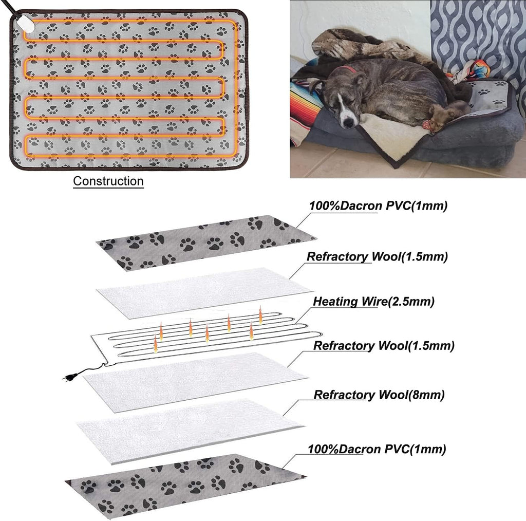 Large Washable Waterproof Pet Heating Pad Pack of 2 F831148