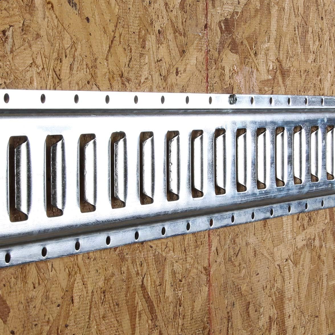 Black Powder Coated Steel E Track Tie-Down Rail Z293397