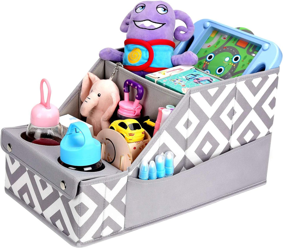 Collapsible Car Organizer with Movable Dividers Pack of 2 A1800