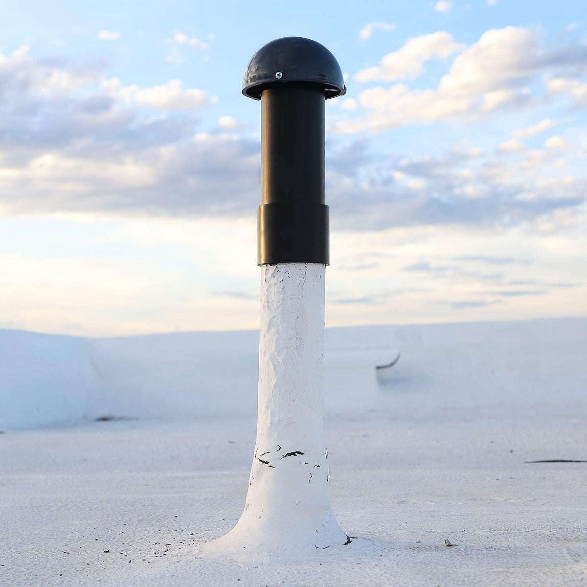 Black ABS Vent Stack Pipe Filter with Mushroom Cap B106988