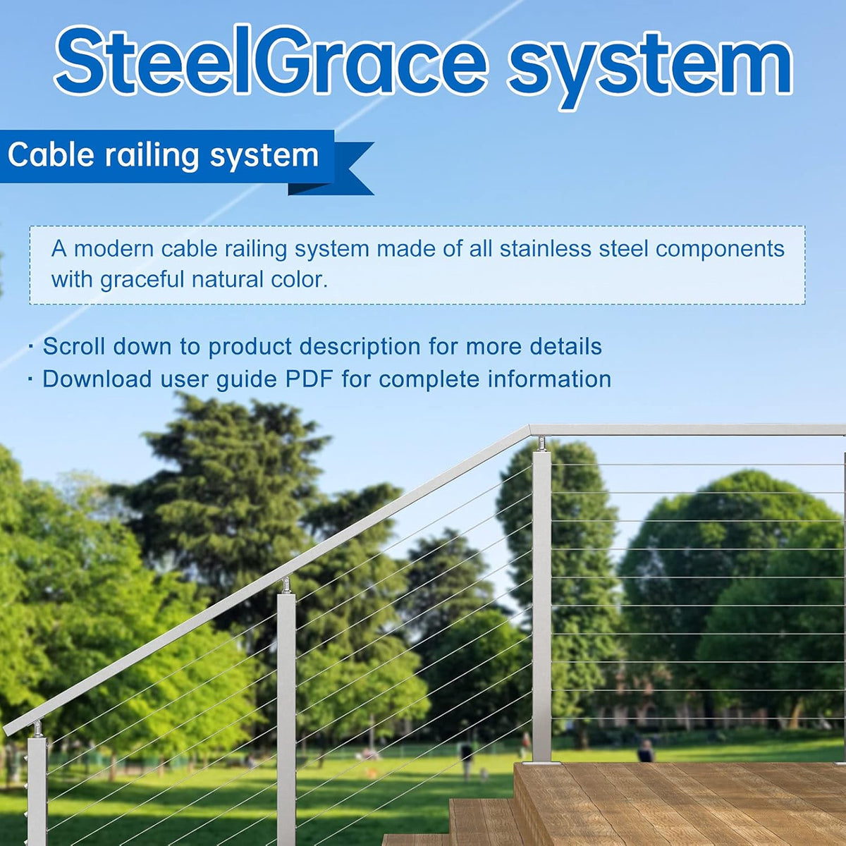 330ft 3/32'' Thru 1/8'' Vinyl Coated Wire Rope Galvanized Steel Cable 7x7 Strand O533239