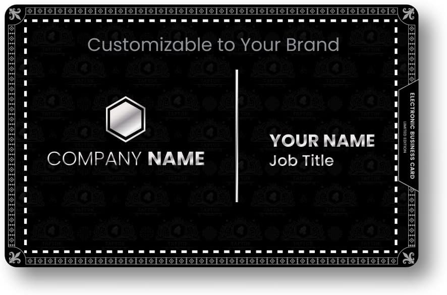 Metal Card Electronic Business Card Smart NFC Card D5797