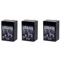 6 Volt 4.5Ah Rechargeable Sealed Battery 3 Pack B427