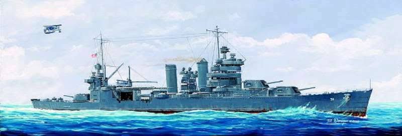 1/350 USS San Francisco CA-38 1942 E6209