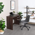 Computer Desk with Drawer 35.4 in Wood Workstation T37938