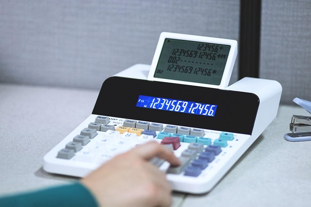12-Digit LCD Paperless Printing Calculator U248883