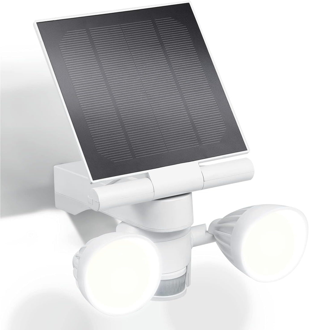 Floodlight & Solar Panel Charger, Motion-Activated, White K953066