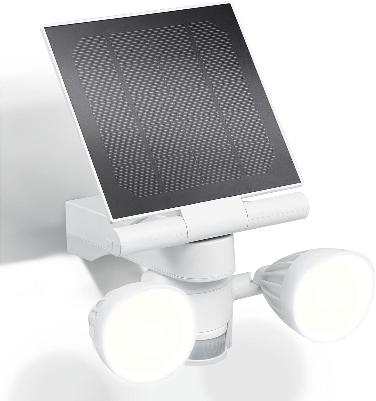 Floodlight & Solar Panel Charger, Motion-Activated, White K953066