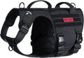 Full Metal Buckled Tactical Dog Harness with Hook & Loop Panels W930