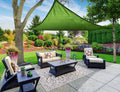Green Triangle Sun Shade Sail Canopy X69807
