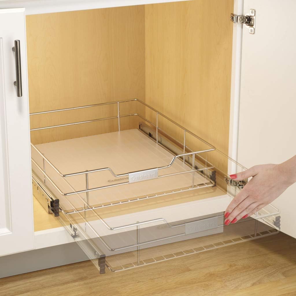 2-Tier Sliding Cabinet Organizer L55686