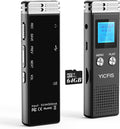 72GB Voice Activated Recorder with Noise Reduction Pack of 2 F210764
