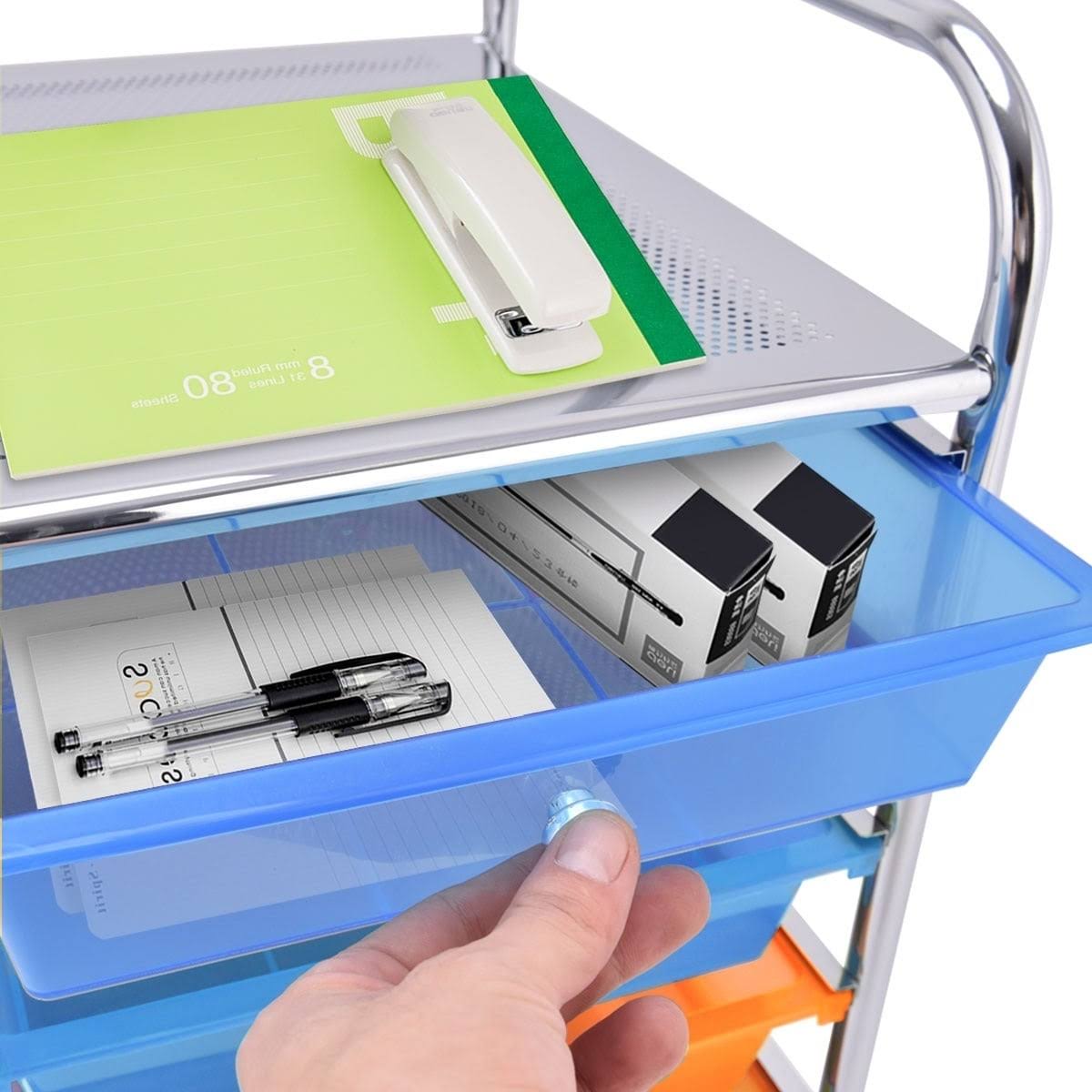 15 Drawer Rolling Cart with Wheels F63026