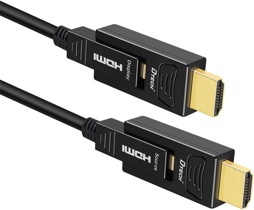 32 Feet Fiber Optic HDMI Cable 4K 60Hz 18Gbps Black 10 Meters Z904