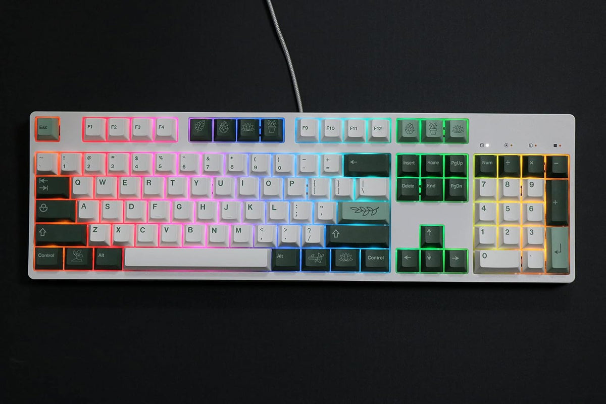 Botanical Cherry Profile PBT Dye-Sublimated Keycaps G943860