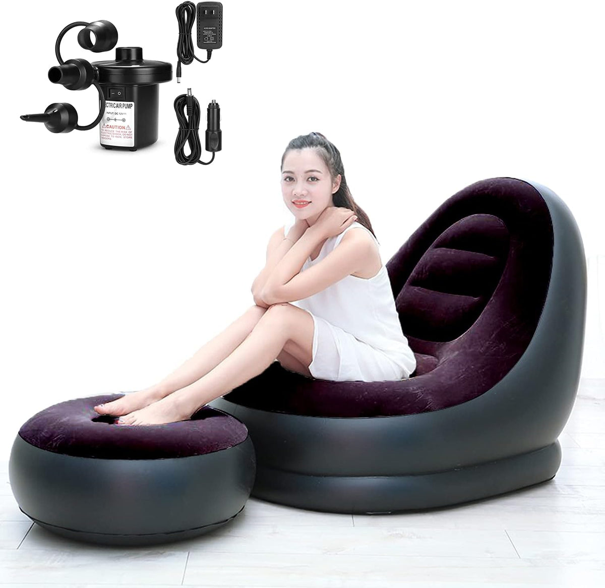Inflatable Lounge Chair with Air Pump C115268