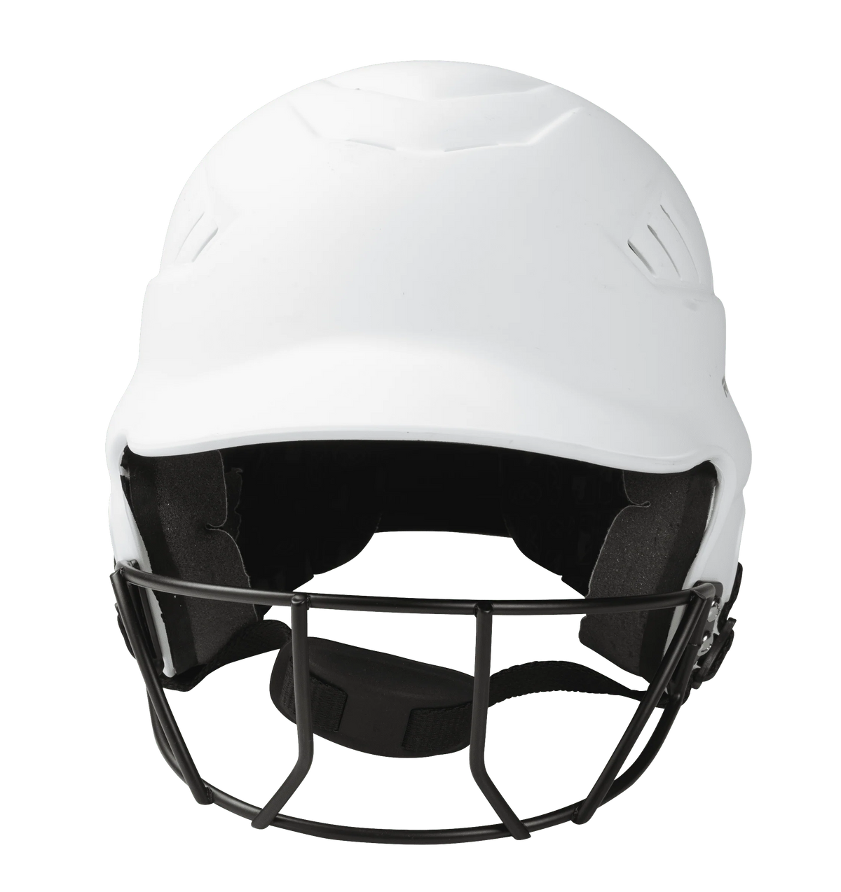 Matte White Fastpitch Softball Helmet with Face Guard G563159