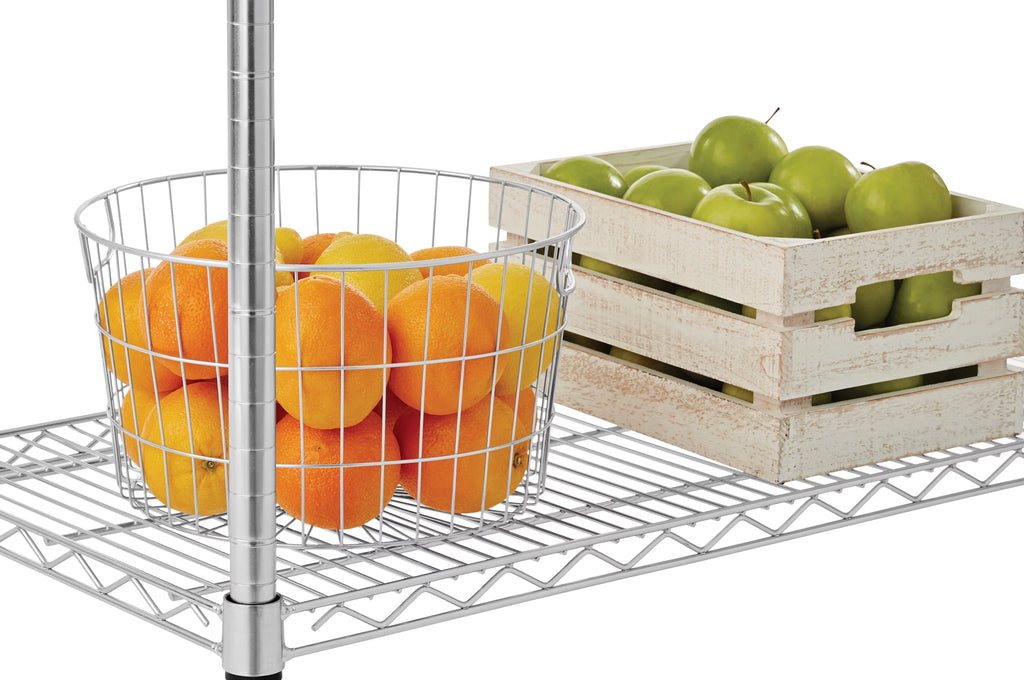 Chrome Wire 5-Tier Heavy Duty Shelf Q48830
