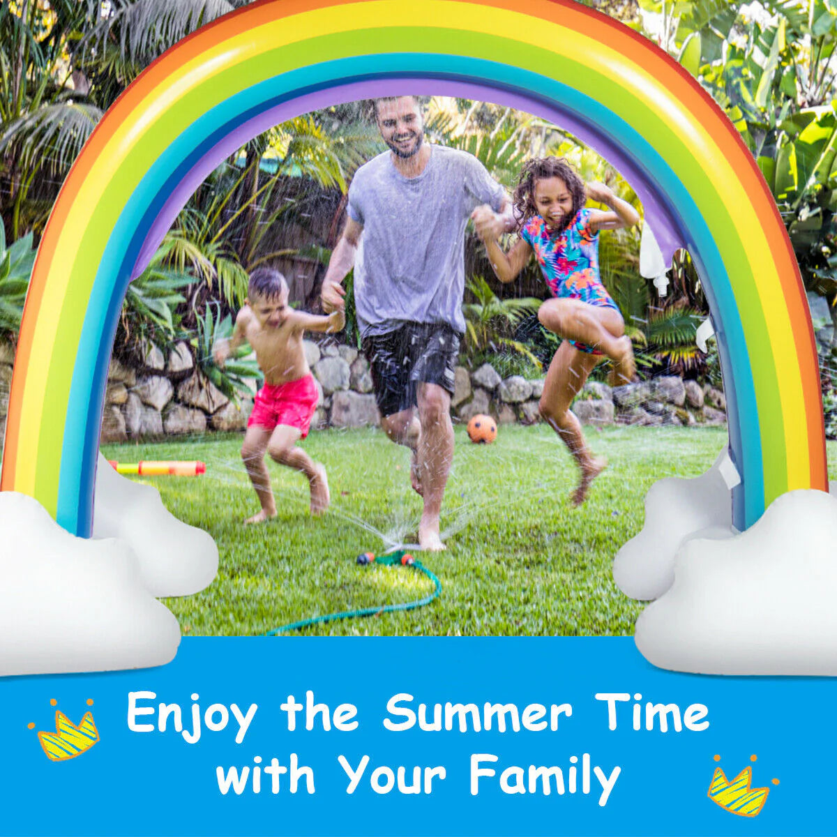 Inflatable Rainbow Sprinkler Water Toy S917