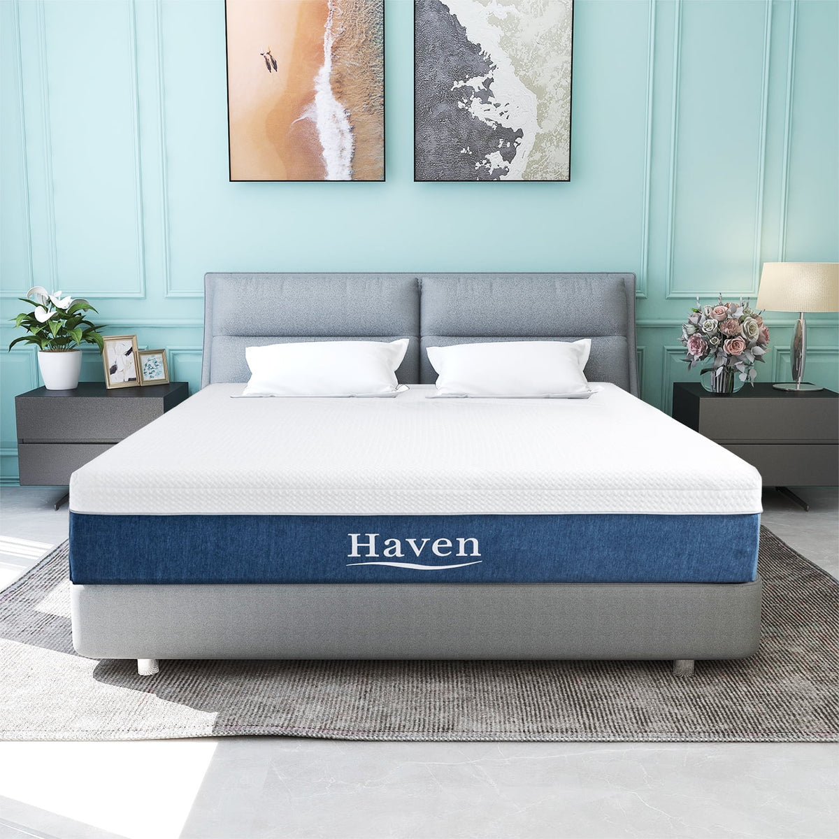 Queen Memory Foam Mattress with Cooling Gel 12 inches Y72517