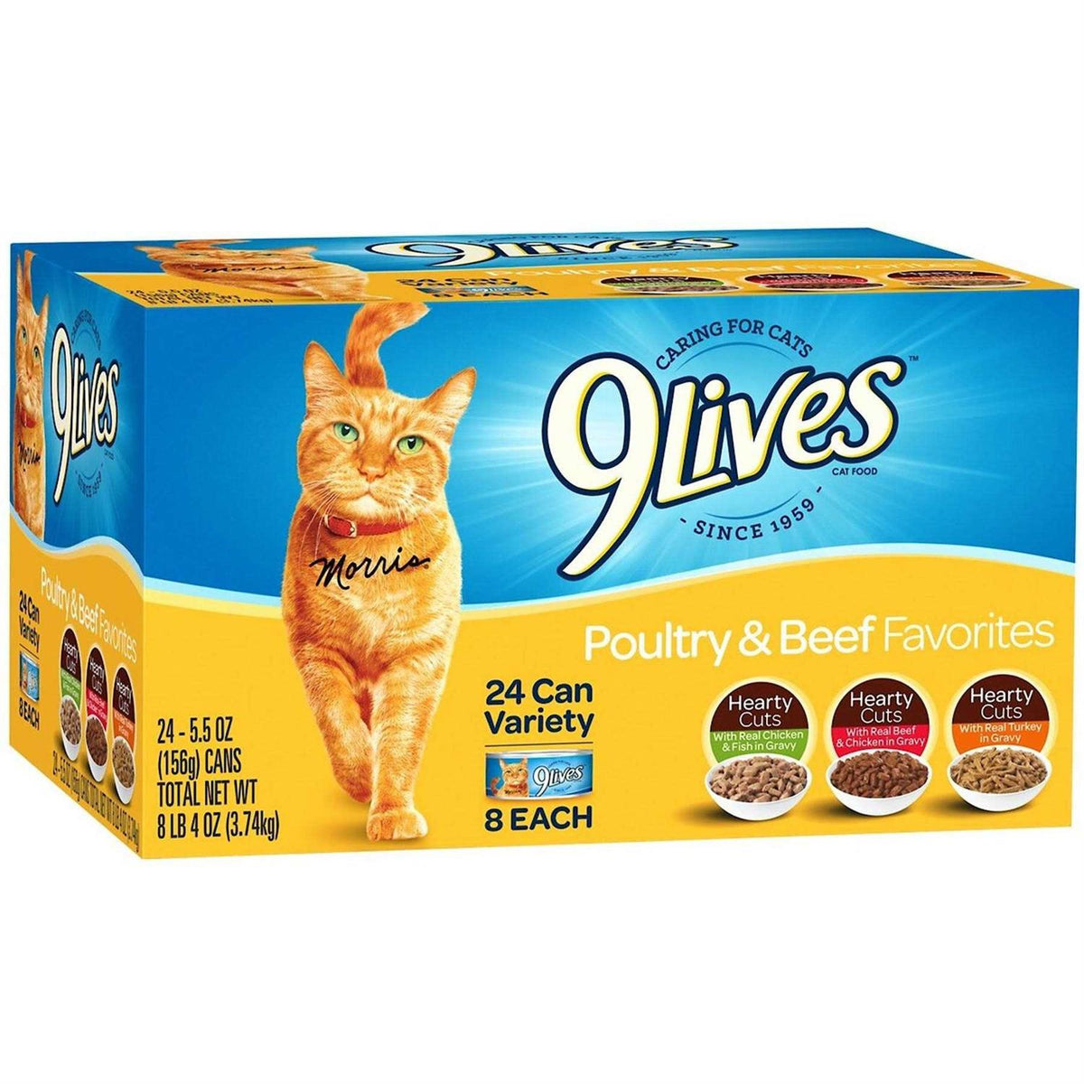 Poultry and Beef Variety Pack Cat Food U7613