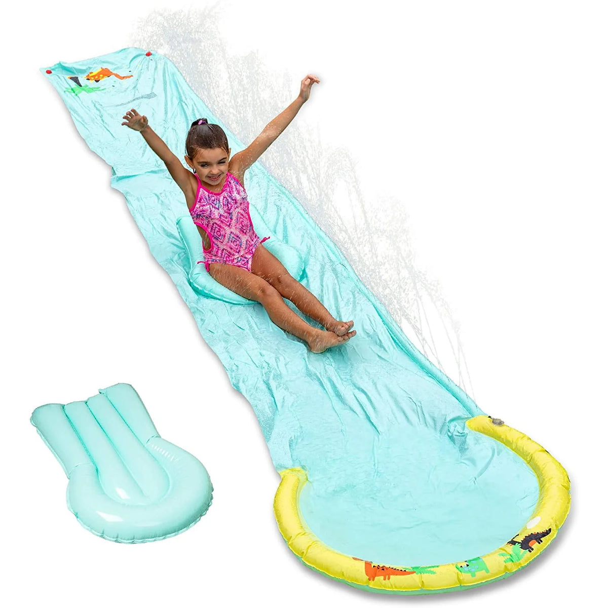 Water Slip and Slide with Body Board and Hose Attachment S8837