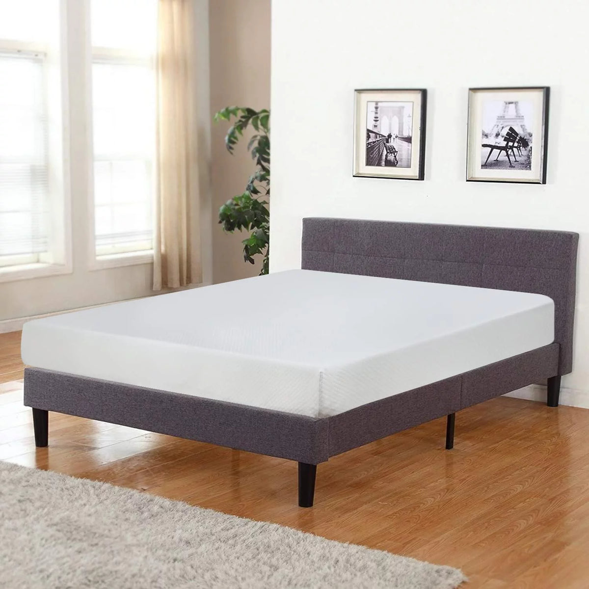 Queen 8 Inch Gel Memory Foam Medium Firm Mattress M156049