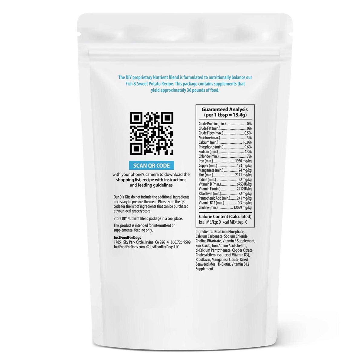 DIY Nutrient Blend for Homemade Dog Food A21051