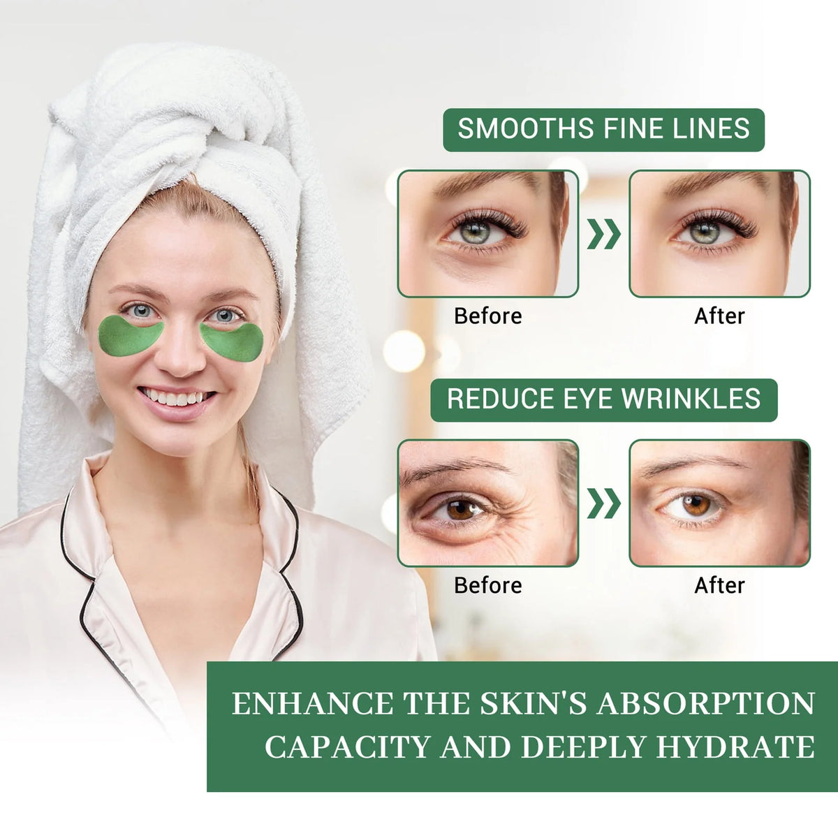 Seaweed Gel Under Eye Mask 30 Pairs N23101