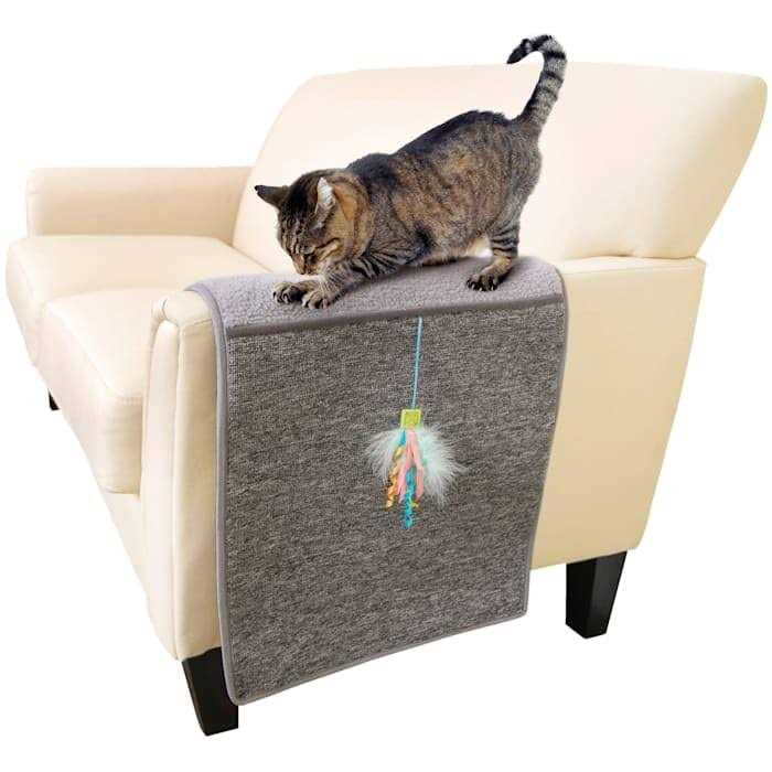 Cat Scratch Mat with Dangling Ribbon Toy K875