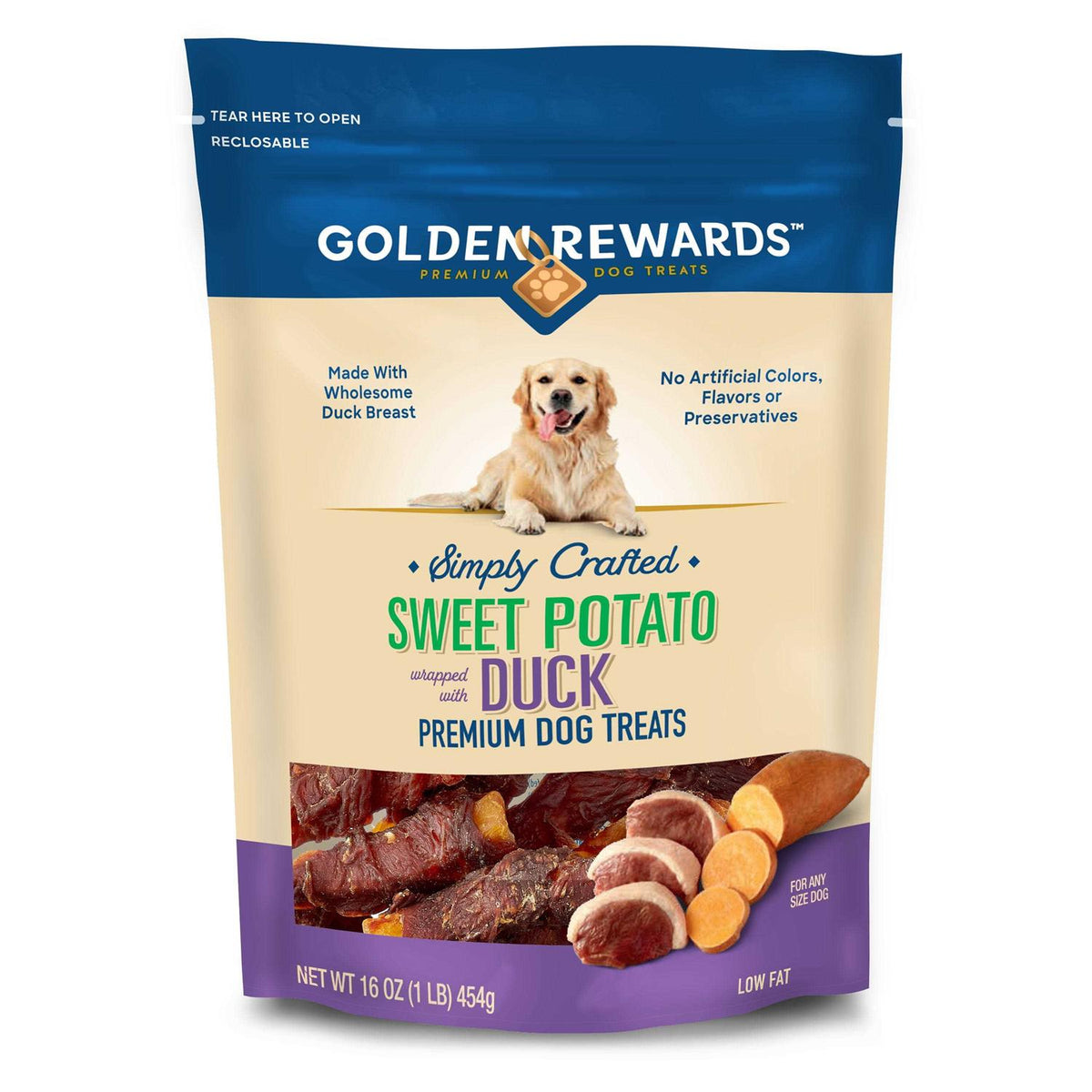 Sweet Potato Duck Flavor Dry Training Treats E205704