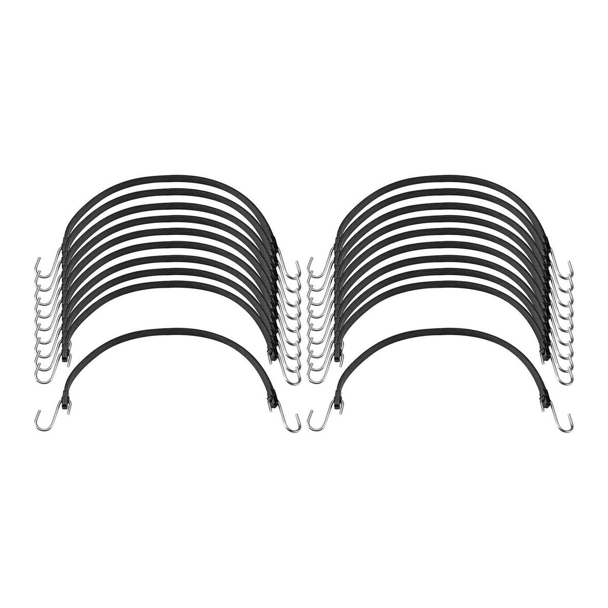 21 in. EPDM Tie Down Set, 20 Pack X730
